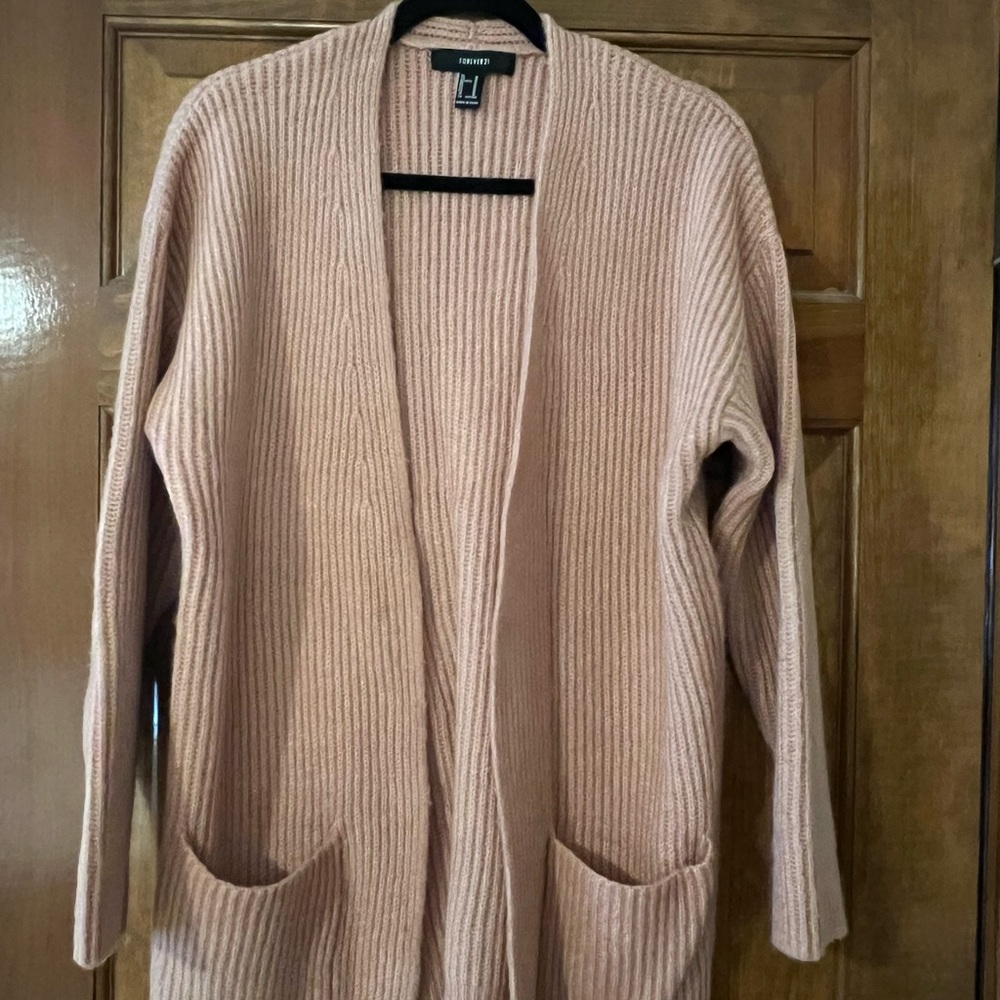 Pink Forever 21 cardigan size M